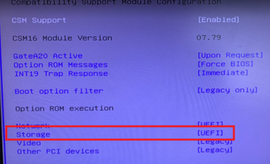 [NR9X82v2] What to do if the server cannot identify the AVAGO RAID