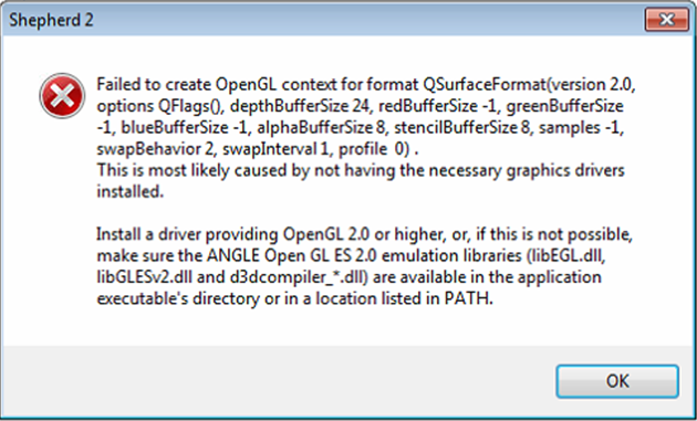 Failed to create rendering device. Failed to create OPENGL. Radeon software не удалось создать контекст OPENGL. При запуске игры просит OPENGL. OPENGL problem Spark ar.